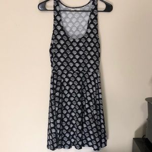 Black and White Vans Dress